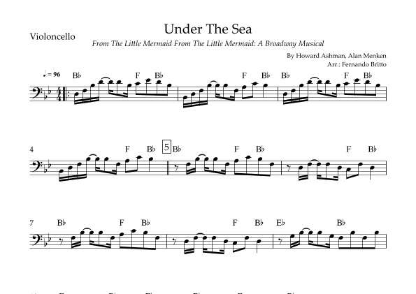 Under The Sea (arr. Fernando Britto)