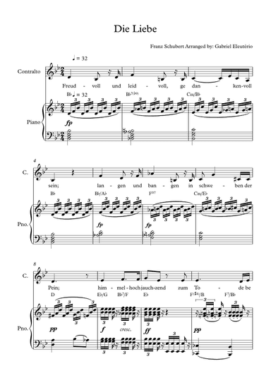 Die Liebe (arr. Gabriel Eleutério)