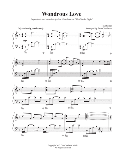 Wondrous Love (arr. Dan Chadburn)