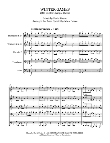 Winter Games (arr. Mark Preece)