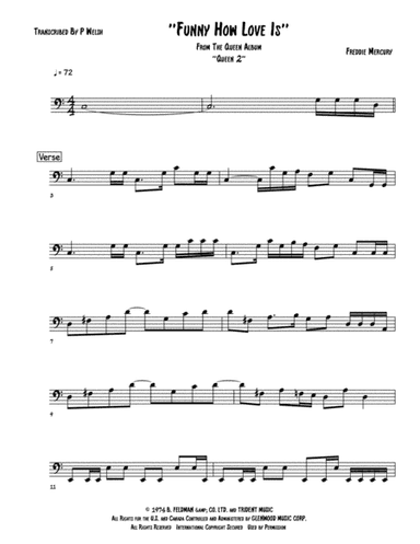 Funny How Love Is (arr. P Welsh)