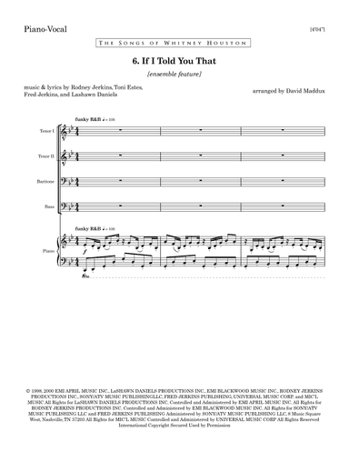 If I Told You That (arr. David Maddux)