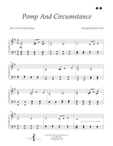 Pomp And Circumstance - EASY! (arr. Lorie Line)