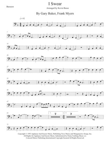 I Swear (arr. Kevin Busse)