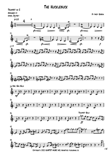 The Hucklebuck      -  Instrumental Version (arr. Daniel Galfsky)