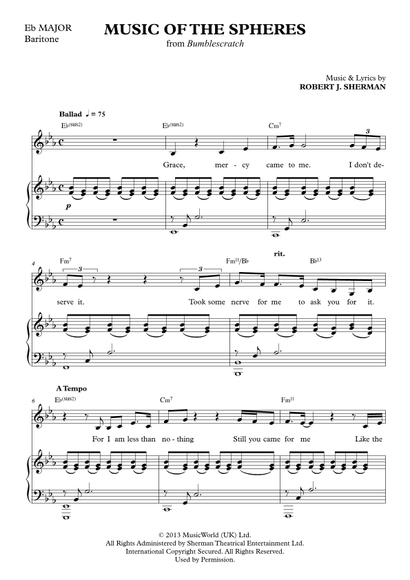 Music Of The Spheres  (E flat Major)