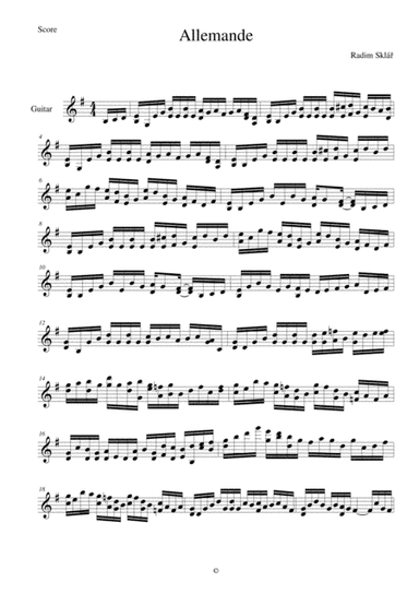 Guitar etude 2