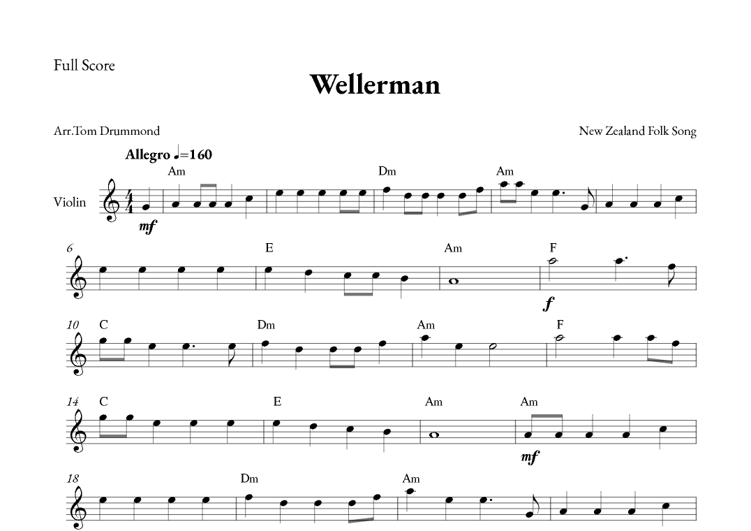 Wellerman (arr. Tom Drummond)