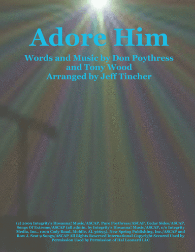 Adore Him (arr. Jeff Tincher)
