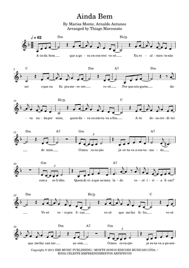 Ainda Bem (arr. Thiago Marconato)