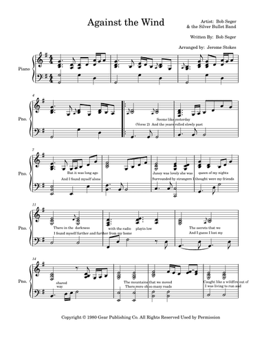 Against The Wind (arr. Jerome Stokes)