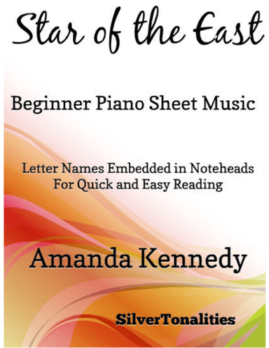 Star of the East Beginner Piano Sheet Music (arr. SilverTonalities)