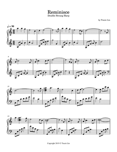 Reminisce - Double Strung Harp Solo