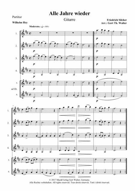 Every Year Again (arr. Gert Th. Walter)