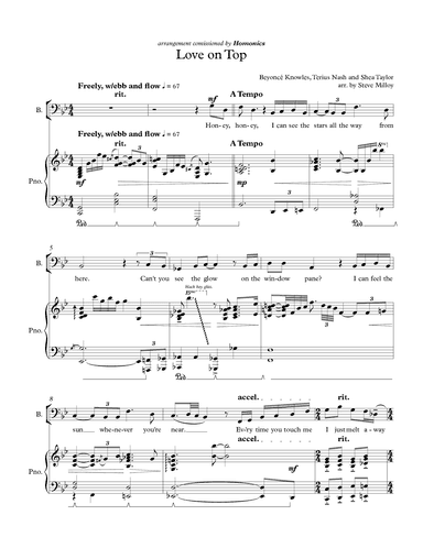 Love On Top (arr. Steve Milloy)