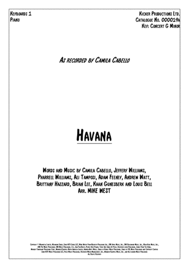 Havana (arr. Mike West)
