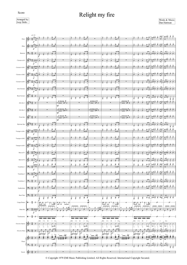 Relight My Fire (arr. Joop Derks)
