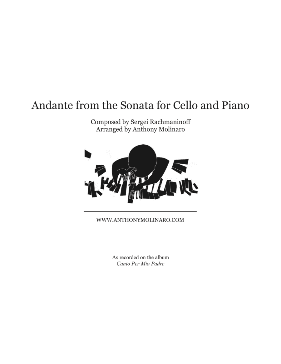 Andante from the Sonata for Cello and Piano (Rachmaninoff / Molinaro) (arr. Anthony Molinaro)