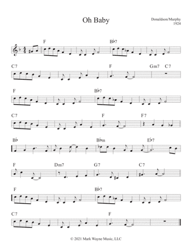 Oh Baby (arr. Mark W. Huxhold)