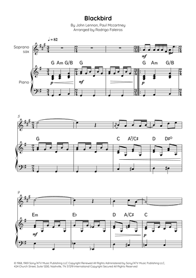 Blackbird (arr. Rodrigo Faleiros)
