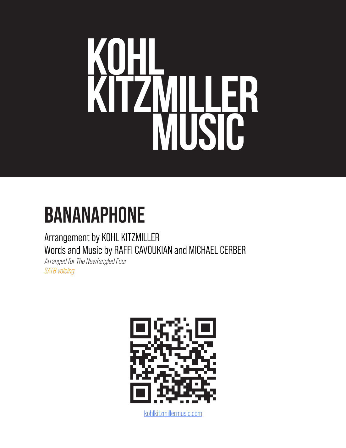 Bananaphone (arr. Kohl Kitzmiller)