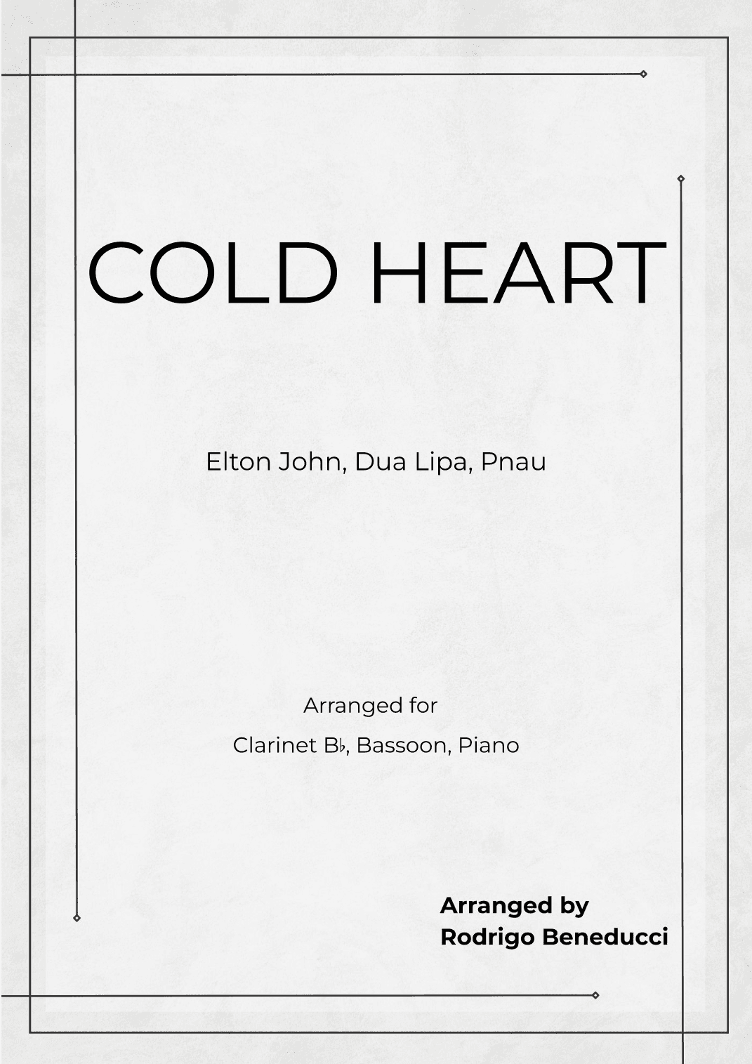 Cold Heart (pnau Remix) (arr. RODRIGO BENEDUCCI)