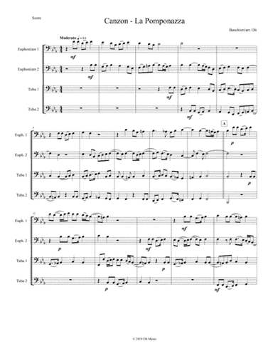 Canzon La Pomponazza (arr. Tim Olt)
