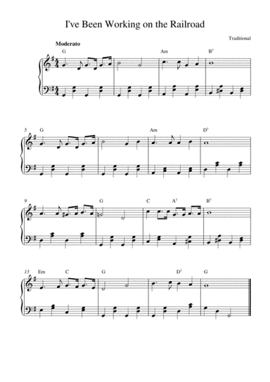 I've Been Working on the Railroad (arr. Kaiserin Rebecca)