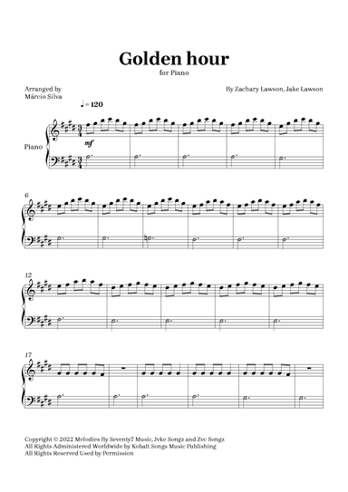 Golden Hour (arr. Márcio Silva)