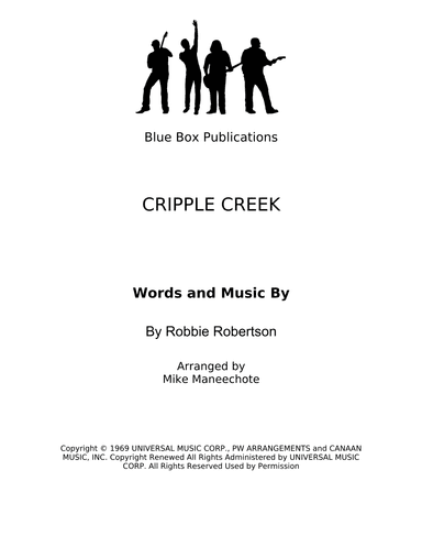 Up On Cripple Creek (arr. Mike Maneechote)