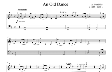 Goedicke An Old Dance (arr. Ben Choupak)