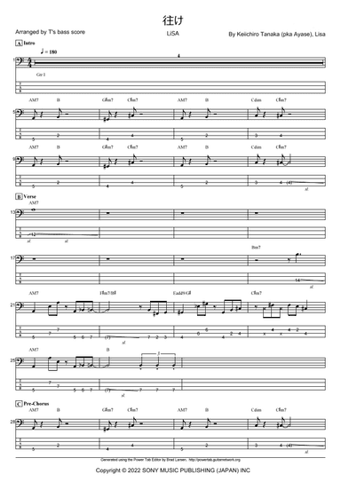 Yuke (arr. T's bass score)