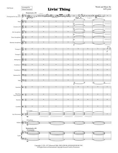 Livin' Thing (arr. Blaine Schmidt)
