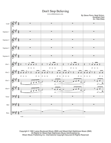 Don't Stop Believin' (arr. Rob Dietz)