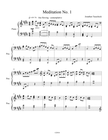Meditation No. 1