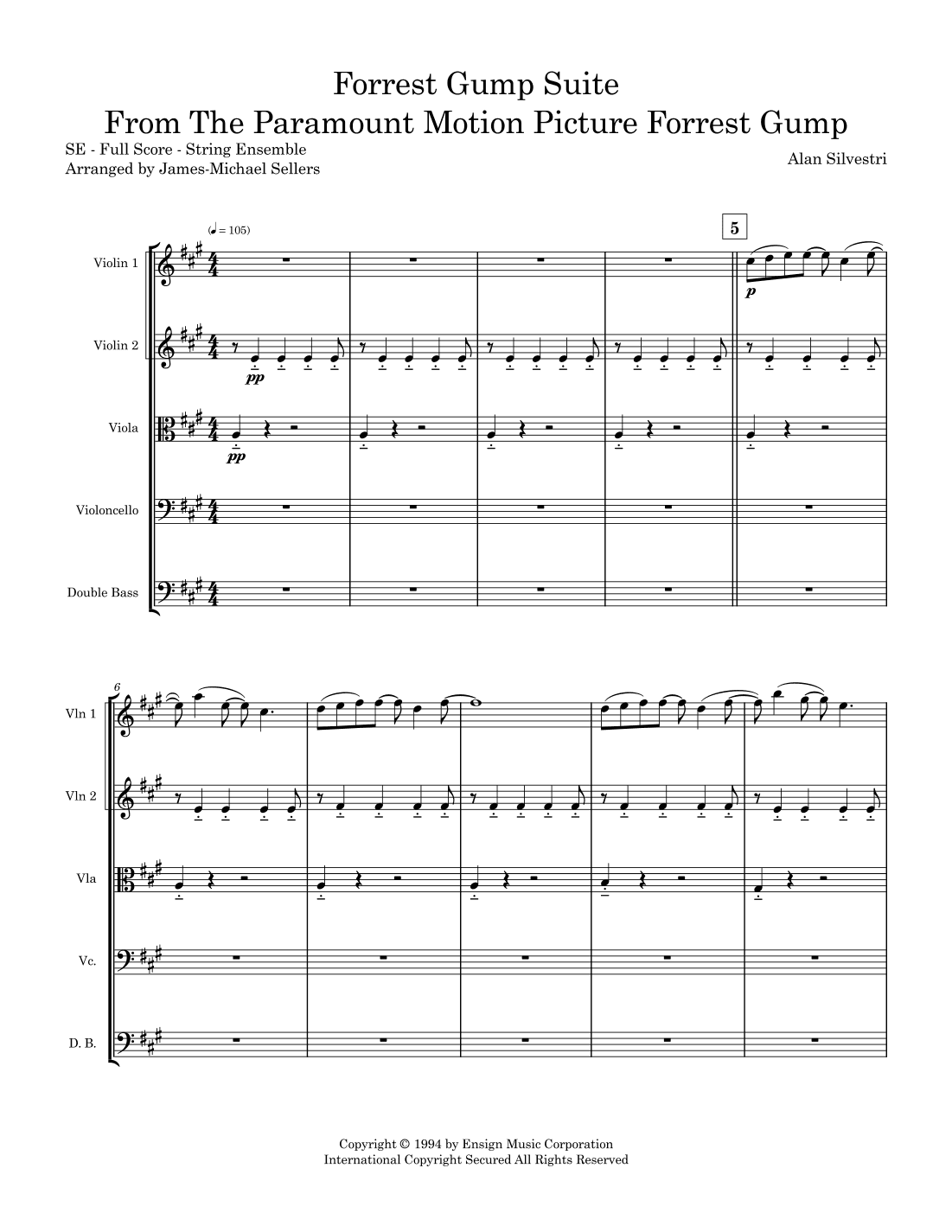 Forrest Gump Suite (arr. James-Michael Sellers)