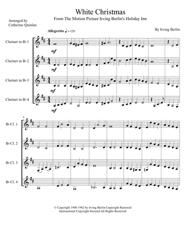 White Christmas (arr. Catherine Quinlan)