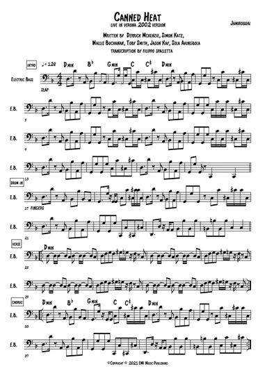 Canned Heat (arr. Filippo Spalletta)