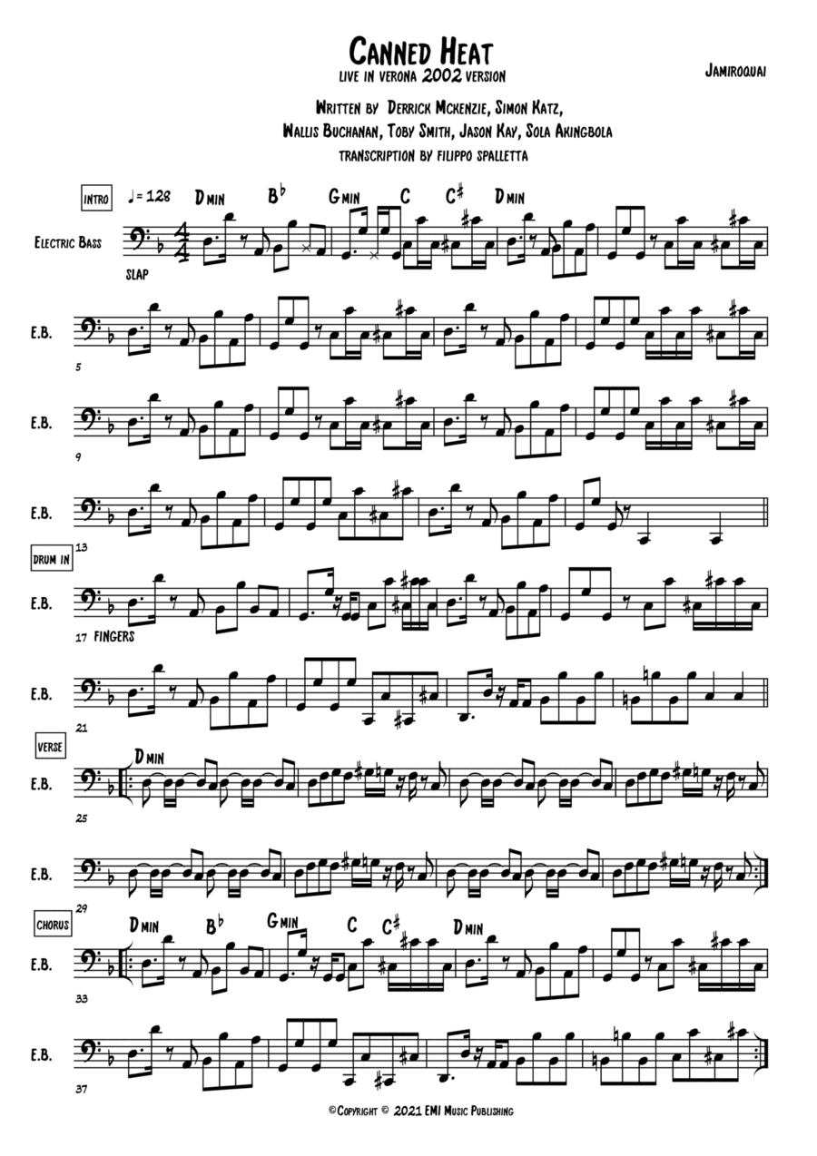 Canned Heat (arr. Filippo Spalletta)