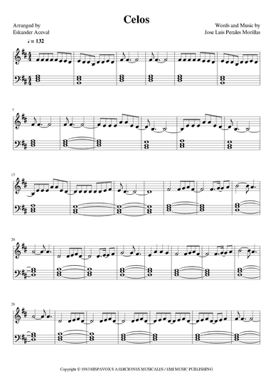 Celos (arr. Eskander Aceval)