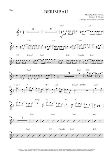 Berimbau (arr. Anderson Quevedo)