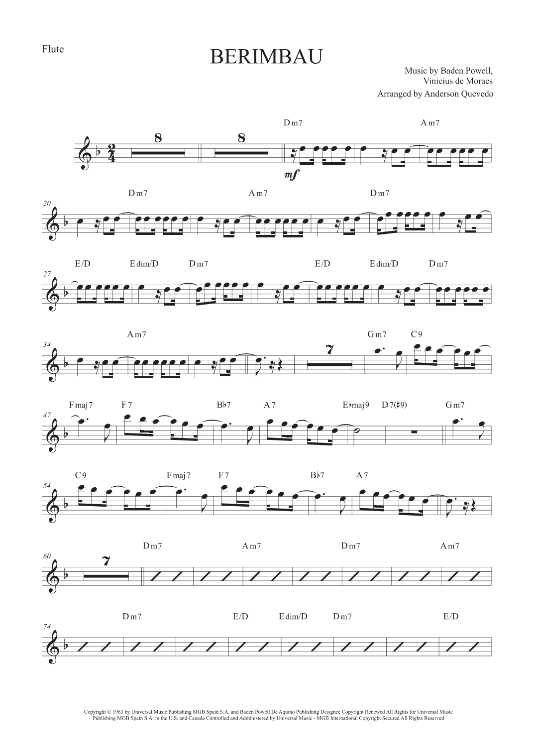 Berimbau (arr. Anderson Quevedo)