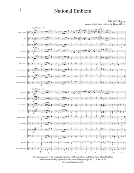 National Emblem (arr. Marc Oliver)
