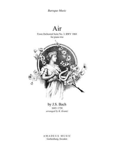 Air (on the G string) BWV 1068, for piano trio (arr. K. Krantz)