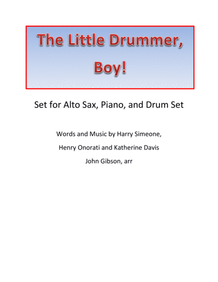 The Little Drummer Boy (arr. John Gibson)