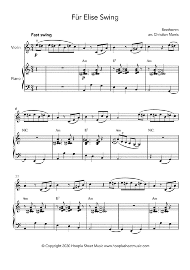 Für Elise Swing (arr. Christian Morris)