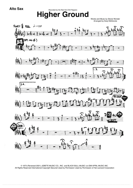 Higher Ground (arr. Daryl McKenzie)