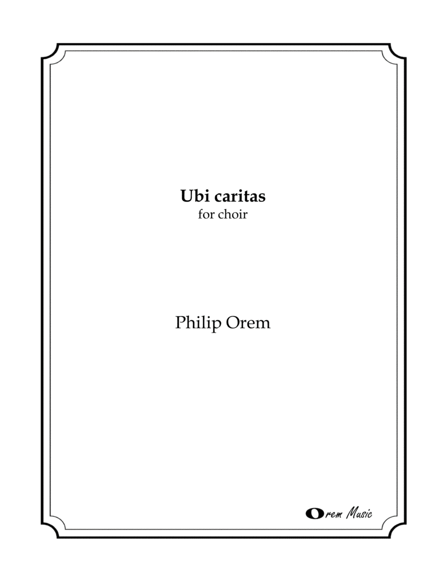 Ubi caritas