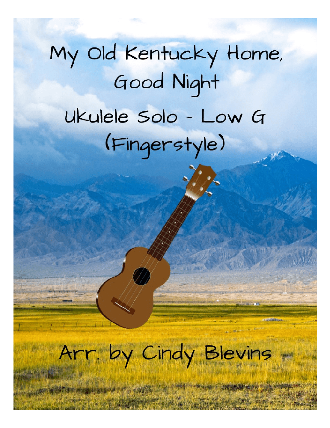 My Old Kentucky Home, Good Night, Ukulele Solo, Fingerstyle, Low G (arr. Cindy Blevins)