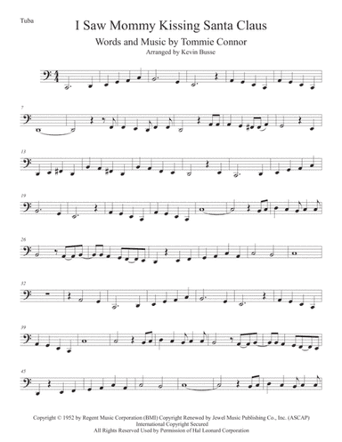 I Saw Mommy Kissing Santa Claus (arr. Kevin Busse)